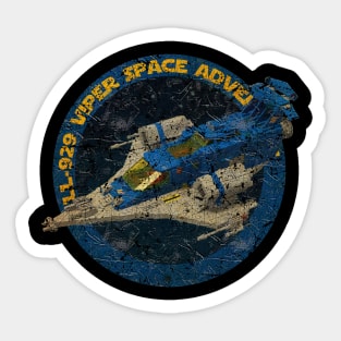 LL 929 Viper Space Adventure real RETRO Sticker